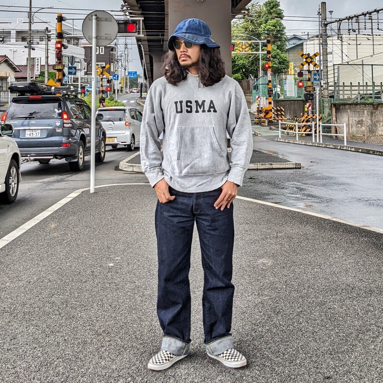 新品】オワッテルデニムパンツ（オワッテルマン キャスケット