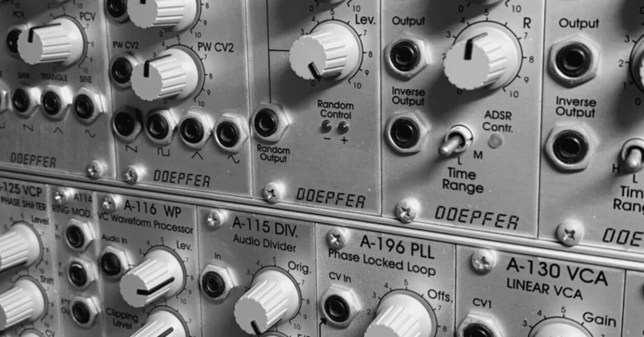 Doepfer A-100備忘録(1)A-111-1とA110-1のsawtooth波形|Tetsuya Doepfer A-100備忘録(1)A-111-1とA110-1のsawtooth波形|Tetsuya