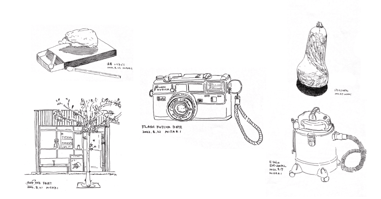 スケッチが楽しくなってきた | Sketch book3｜久米岬 / 建築家
