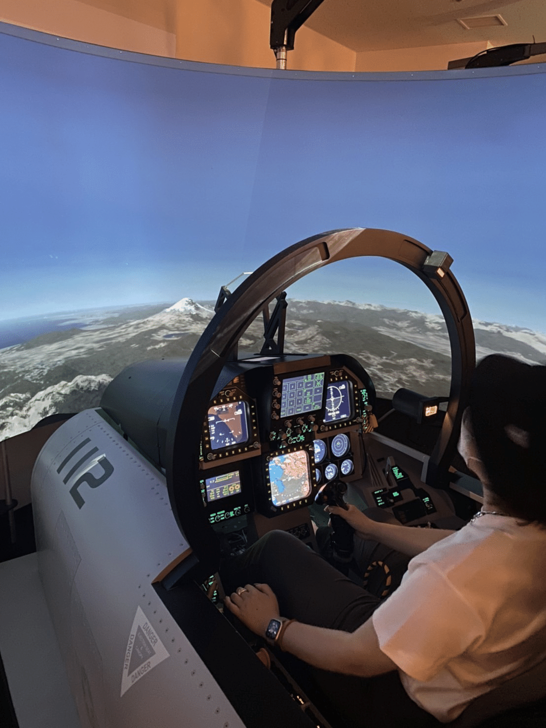 トップガン マーヴェリック』を見てF-18の操縦シミュレーション体験に