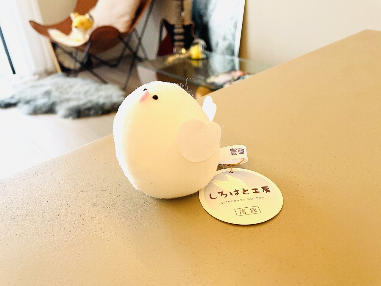 しろはと工房　靖国神社　参拝記念　ぬいぐるみ　中古品 白はと工房のぬいぐるみ🧸 靖国神社の遊就館で売ってました