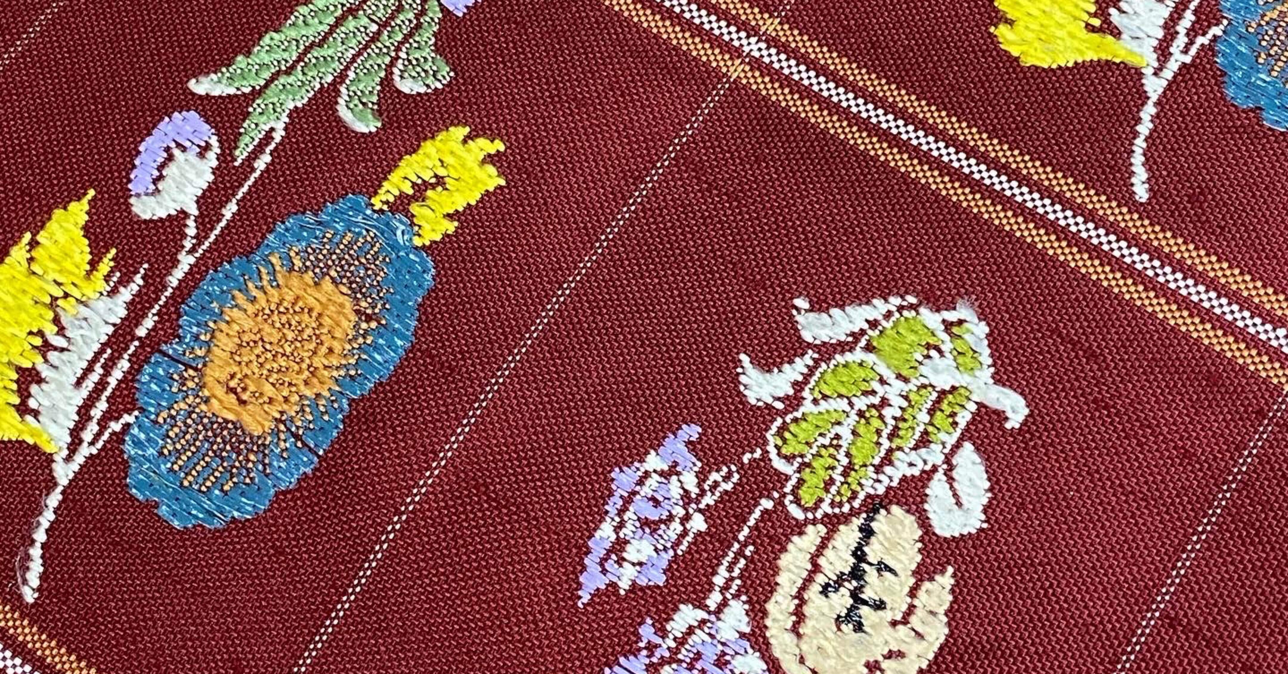 龍村平蔵モール草花紋袋帯｜夢吉きもの