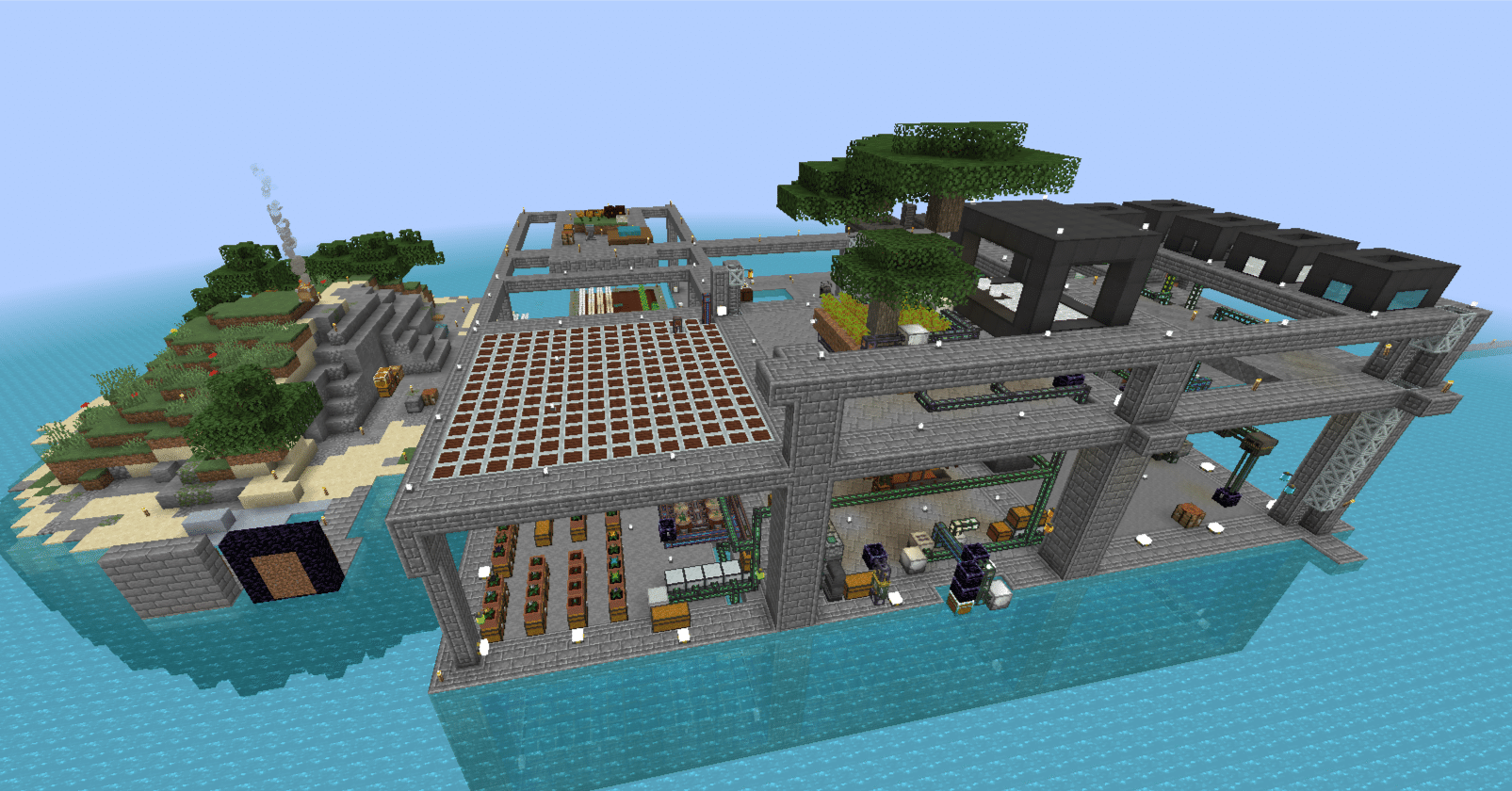 FTB OceanBlockの記録[1]｜風来のおにぎり
