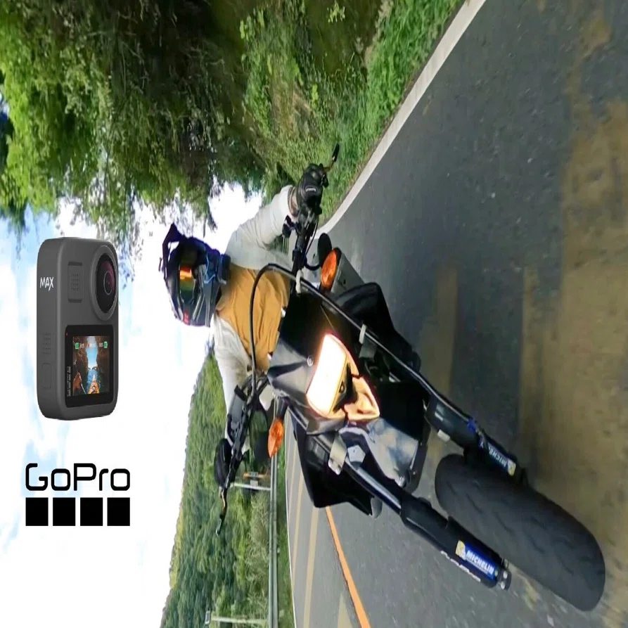 追記:マウント詳細】 GoProMAX フロントアングルとサイドアングル 