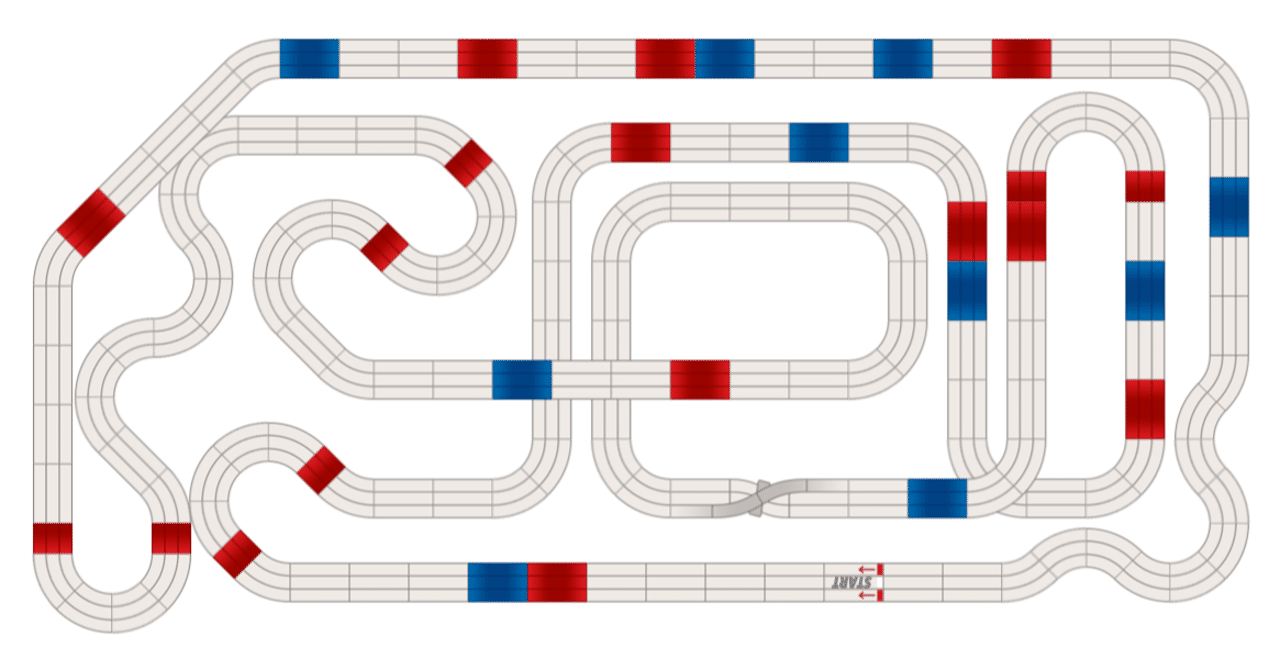 ミニ四駆のコースレイアウトについて｜ぱぴこ
