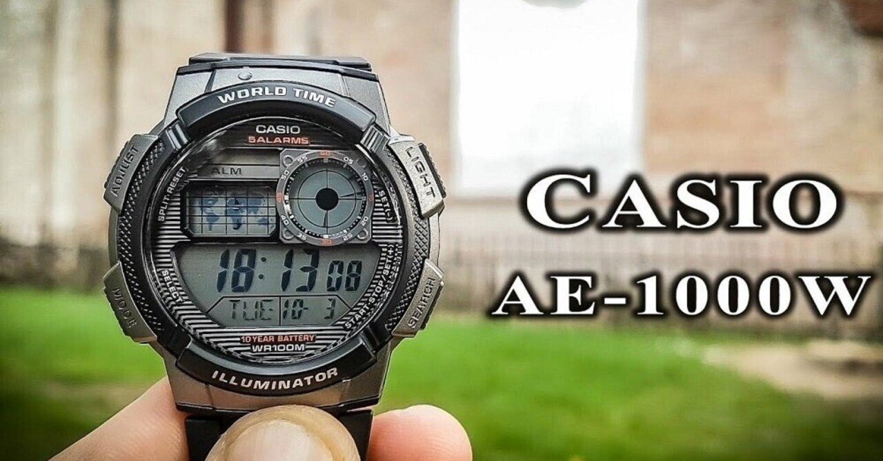 Casio top ae w1000