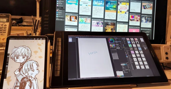 連載・最強の液タブ Huion Kamvas16(2021)｜くつしたねこ｜note
