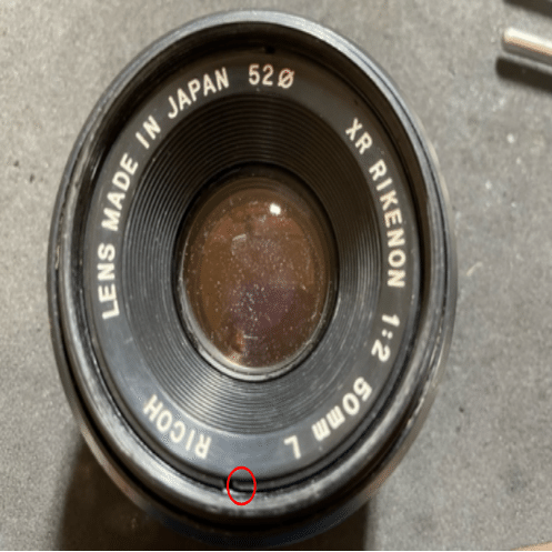 RICHO XR RIKENON 50mm F2 L 分解｜FWP_office