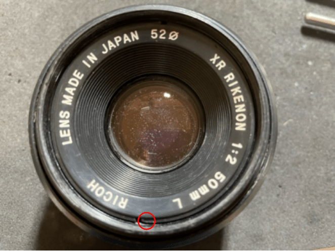 RICOH XR RIKENON 50mm L f2 とてもきれい 分解整備済 RICHO XR RIKENON 50mm F2 L 分解｜FWP_office