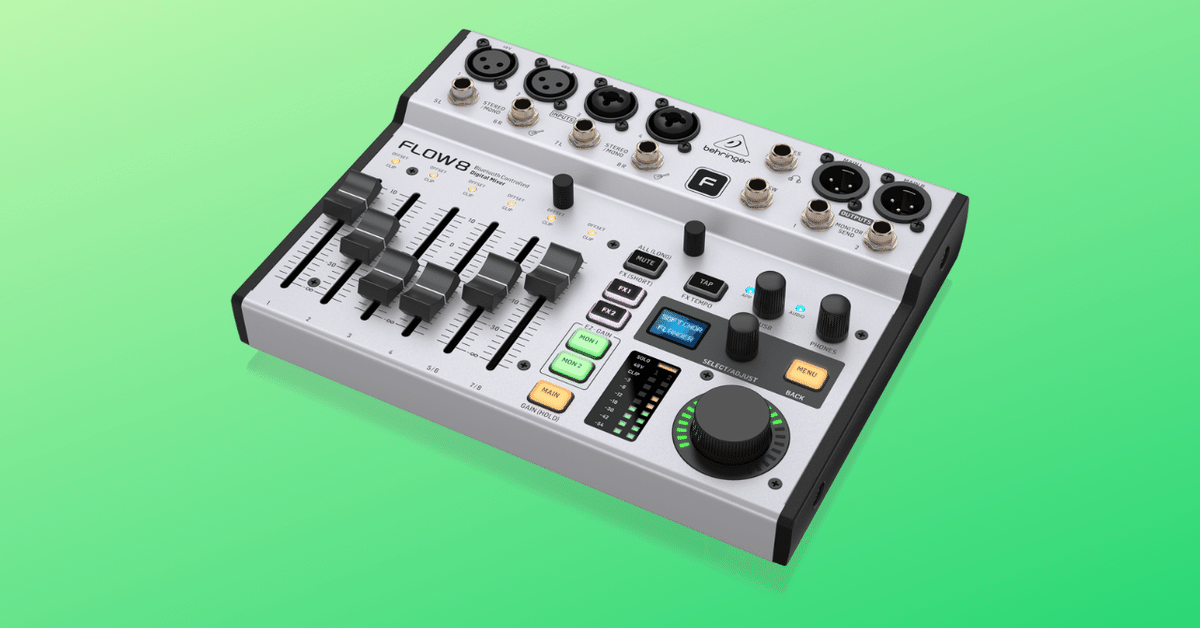 Behringer デジタルミキサー 8チャンネル FLOW 8 製品一覧