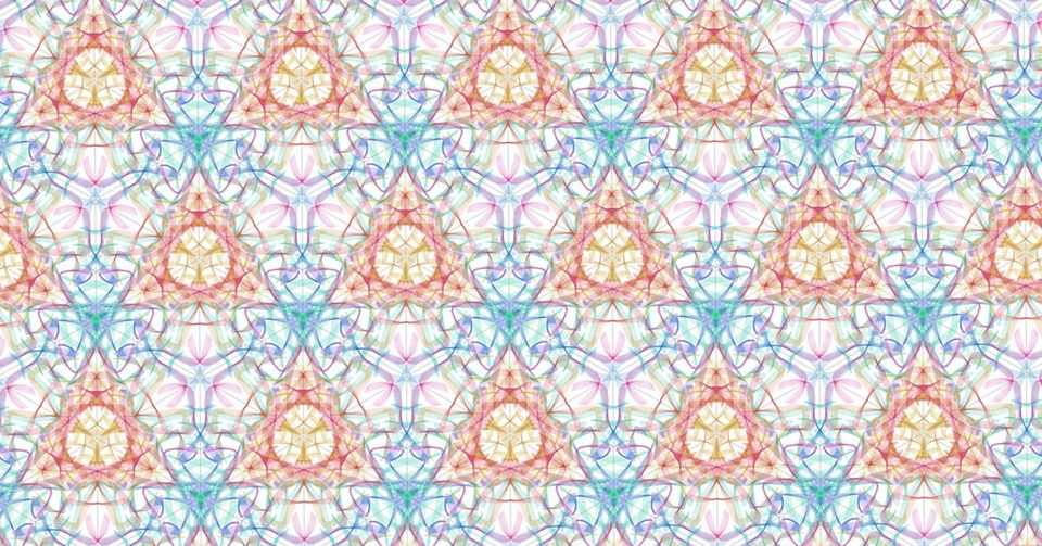 雪月風花をseedにして作った幾何学模様 マーブル Note