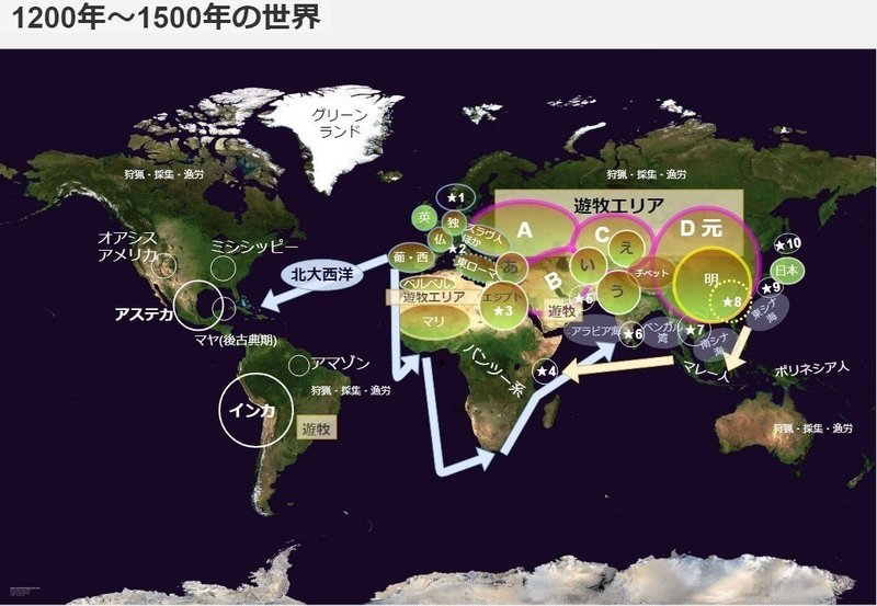 同時に学べる地理と世界史 Vol 15 10年 1500年の世界 みんなの世界史 Note