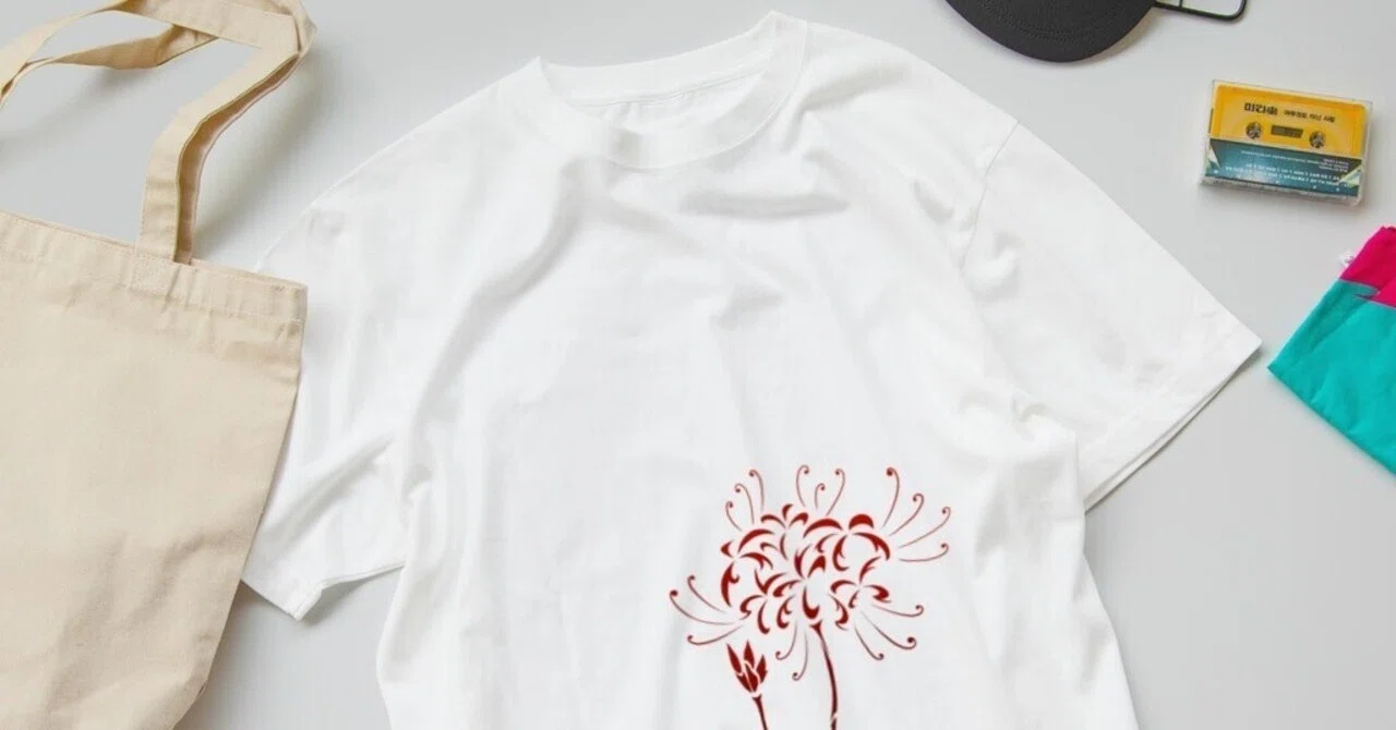 Tシャツ『彼岸花』｜紫月