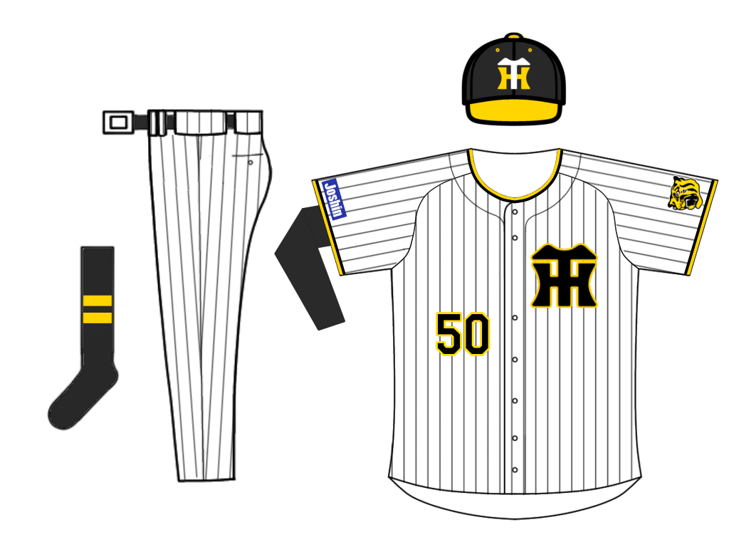 阪神タイガース ユニフォーム デザインユニフォーム グレー Yahoo!オークション - 阪神タイガース ビジター ユニフォーム