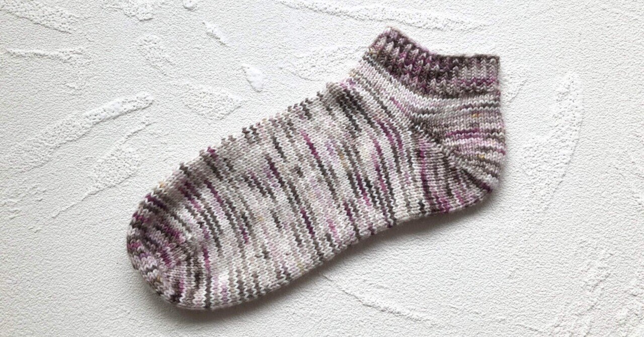 輪編みの1段ストライプ｜IRODORI YARN