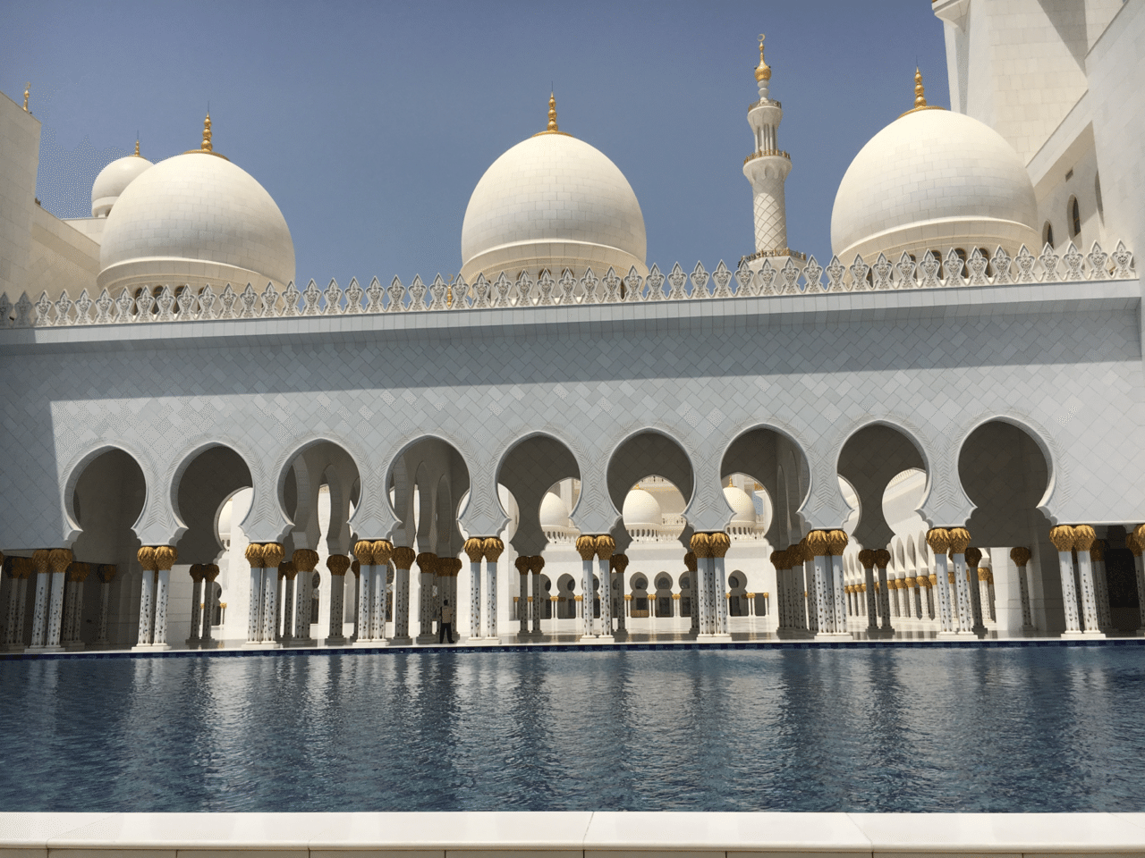 原画　「مَسْجِد　」　　モスク‎ Dubai シェイク・ザイード・グランド・モスク 数年振りに訪れて