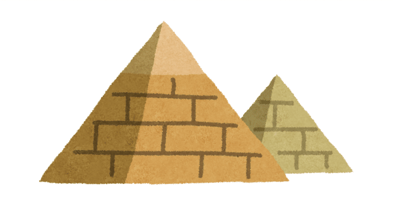 ピラミッド型ではない