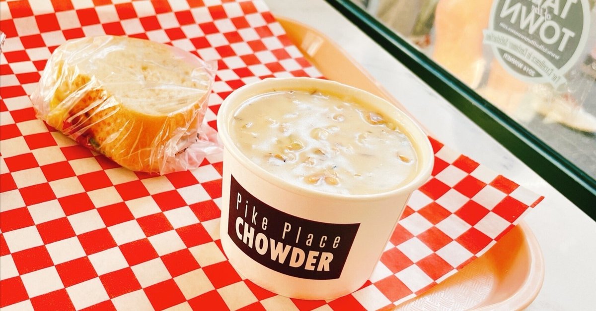 海の幸にスタバ一号店——Pike Place Marketで食い倒れ