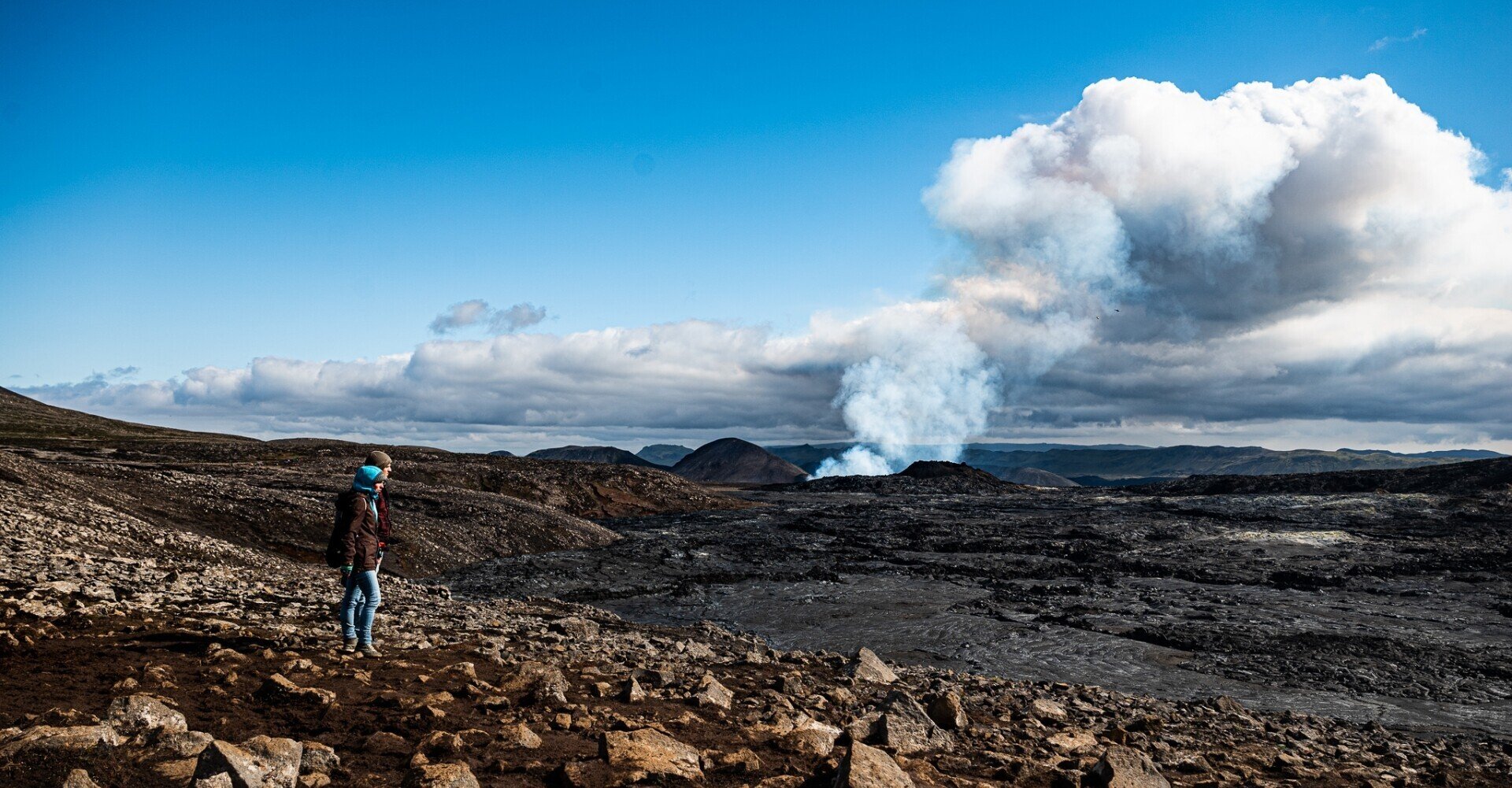 アイスランドから見る風景：vol.21-1 レイキャネス半島での噴火 2021年