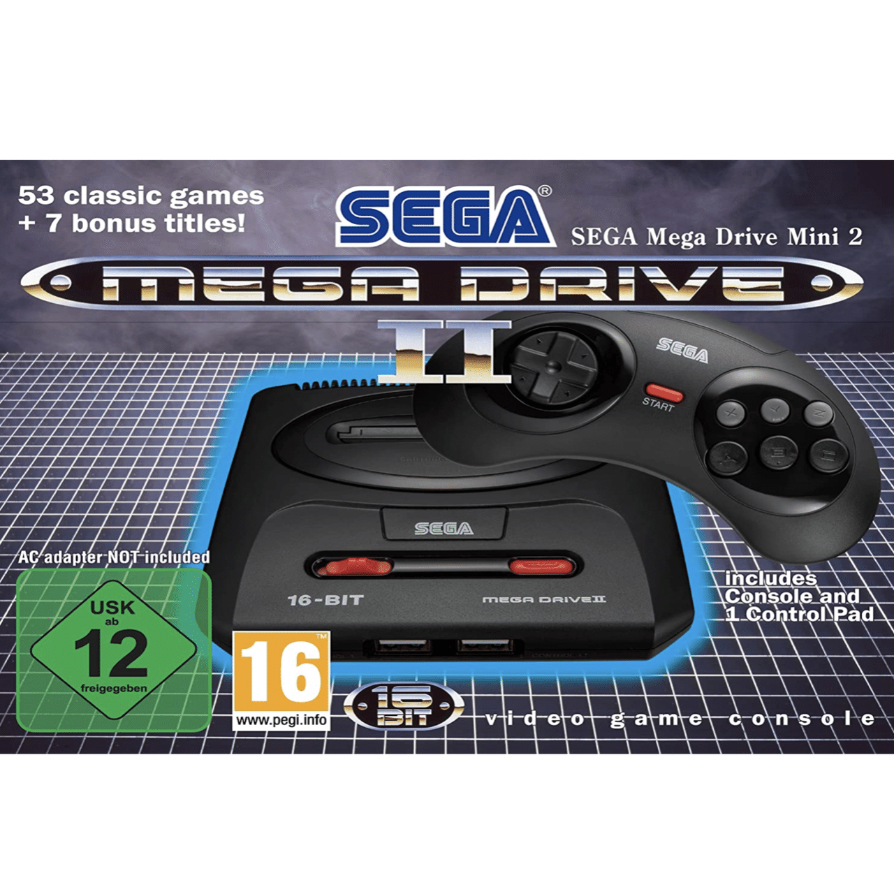 SEGA セガ メガドライブミニ2 欧州版 本体