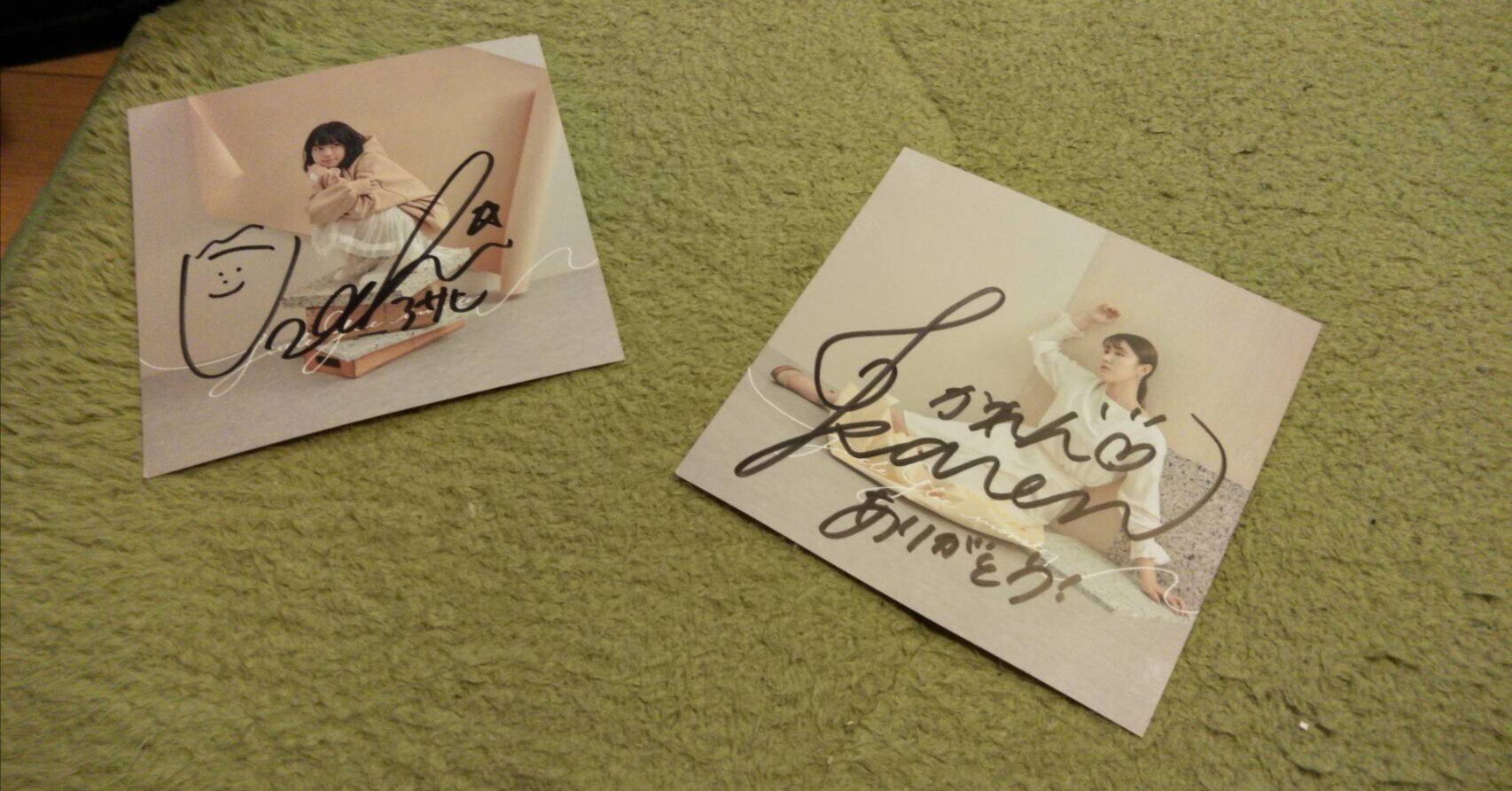 リトルグリーモンスターの初期メン6人の全員サイン入りアルバム Little