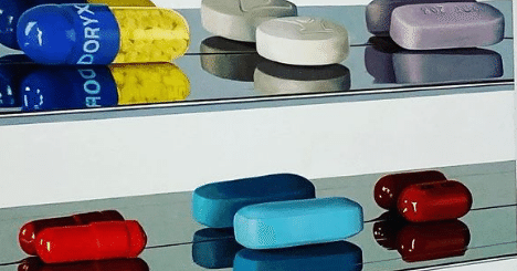 額装済/Pharmacy/ダミアン ハースト ダミアン・ハーストのフォトジェニックな薬局《Pharmacy》が
