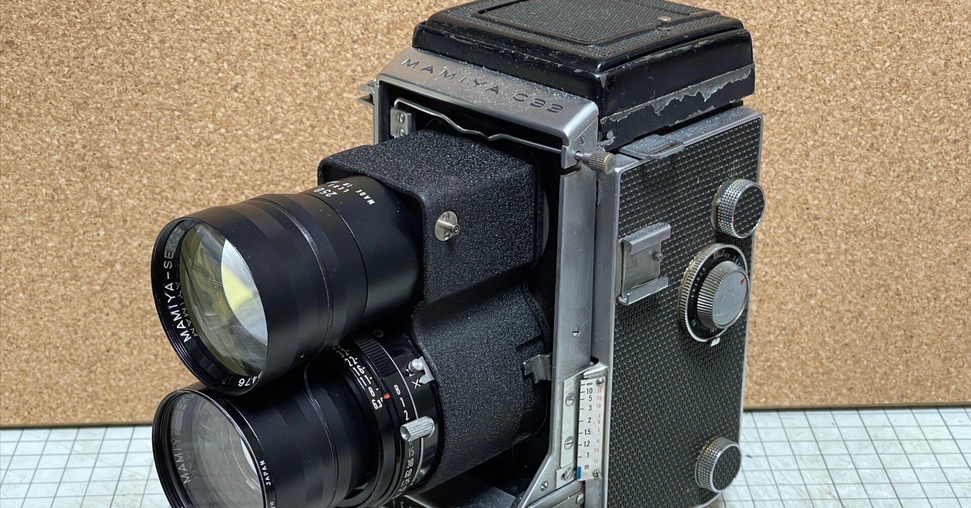 MAMIYA 2眼レフカメラ　アンティーク 二眼レフで望遠？？？？｜怪力熊男