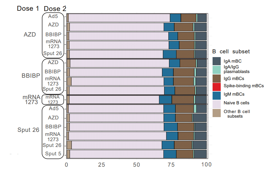 異種ワクチン接種(1回目+2回目) 図3B