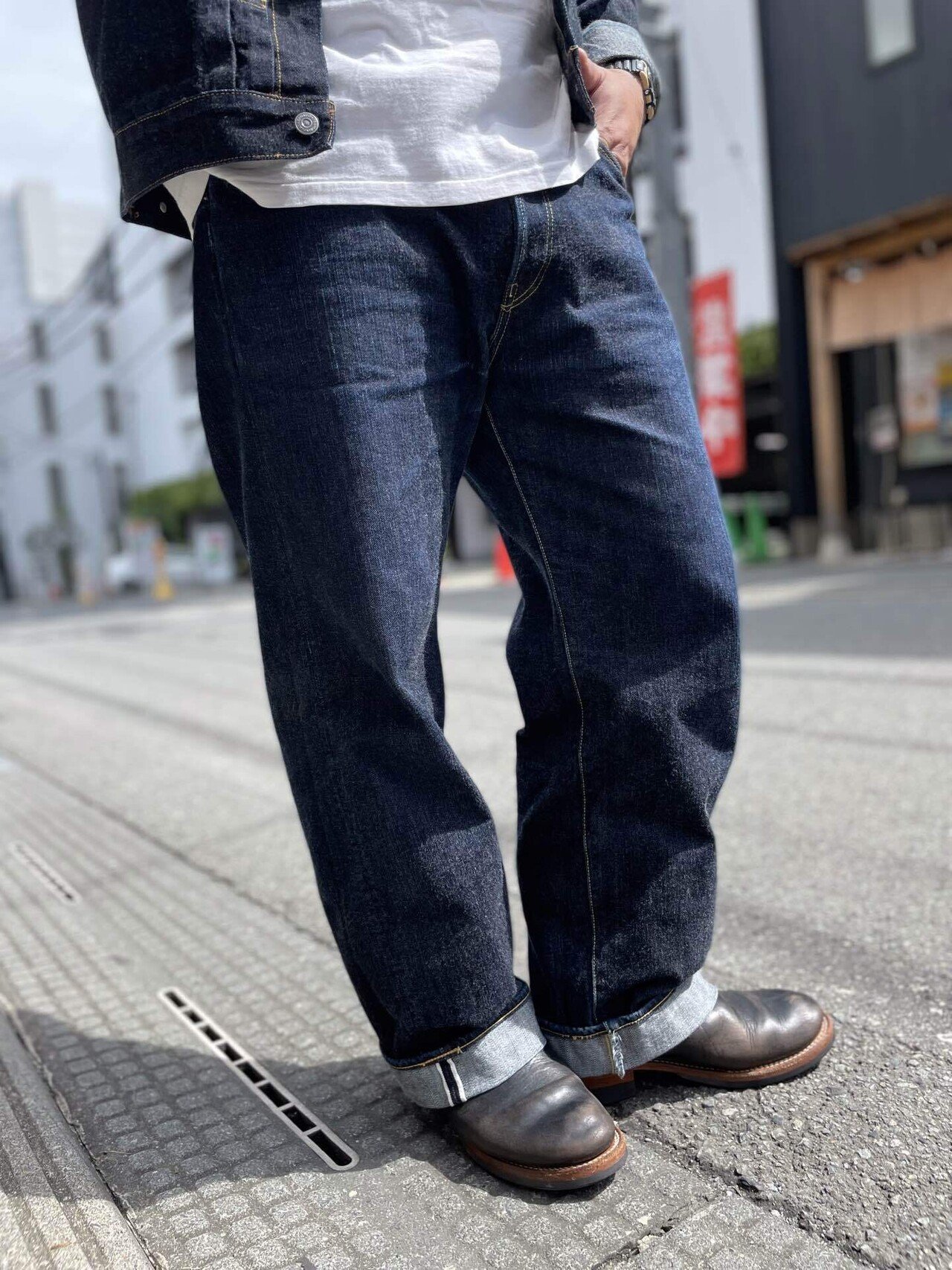 FLAT HEAD 高崎店】ジーンズ穿き込みレポート〜D111（半年）〜｜THE