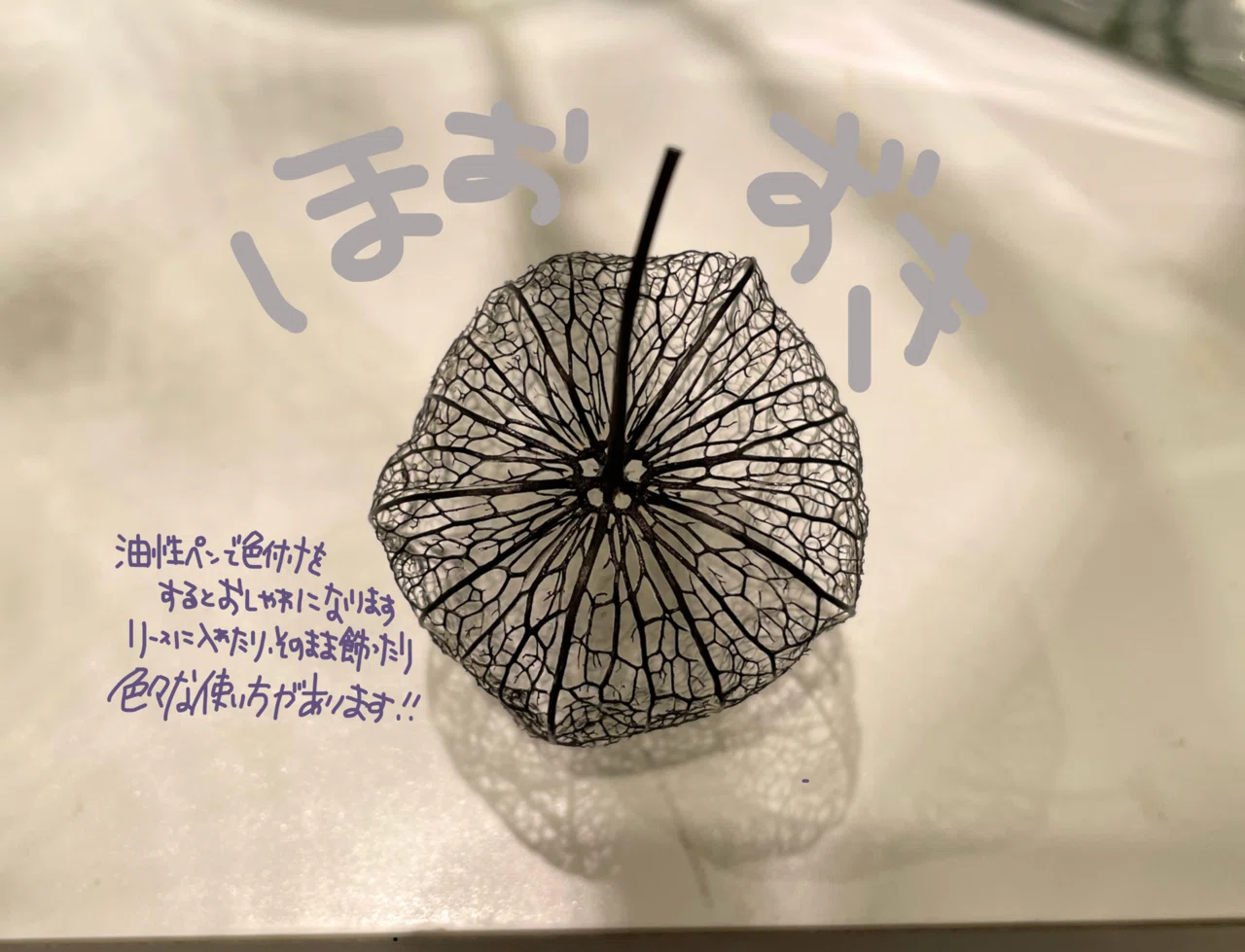 透かしほおずきの作り方｜D.STYLE