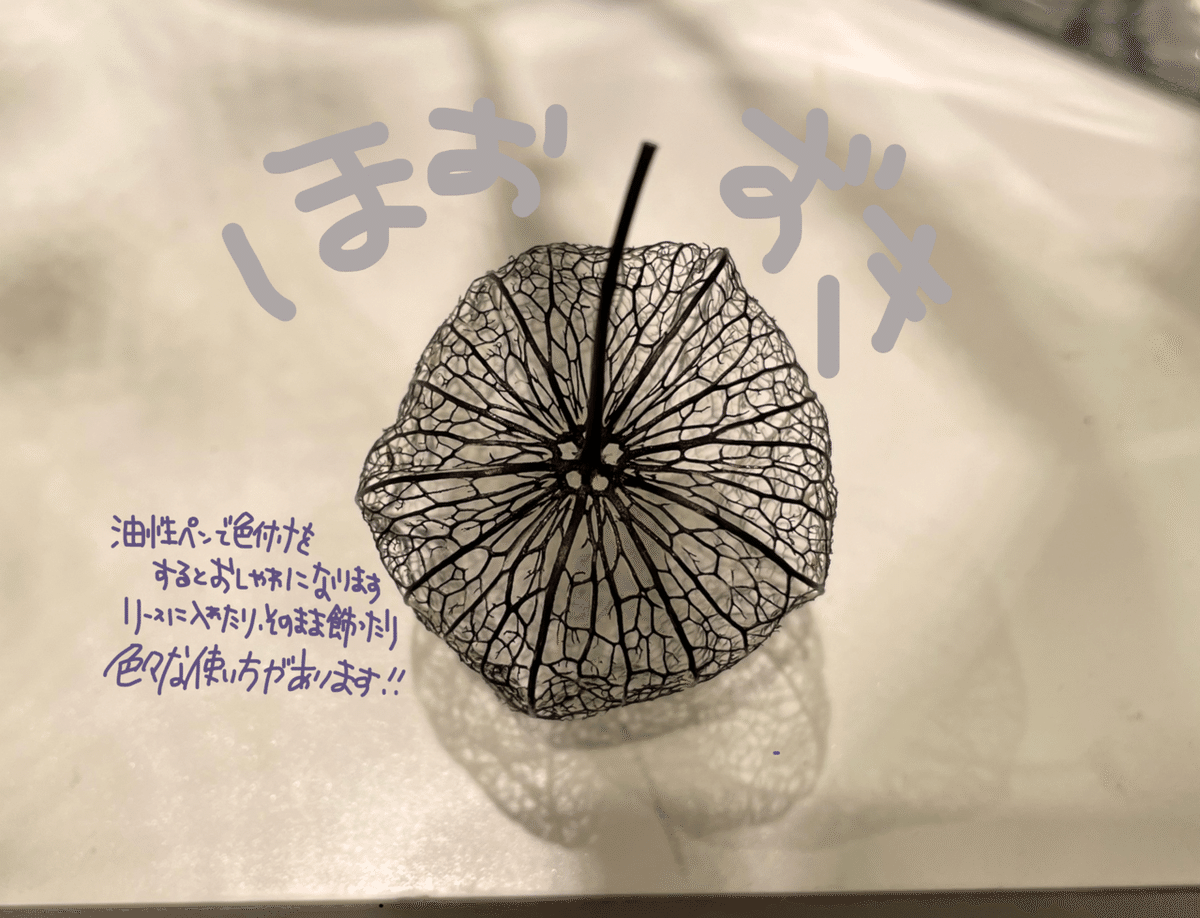透かしほおずきの作り方｜D.STYLE