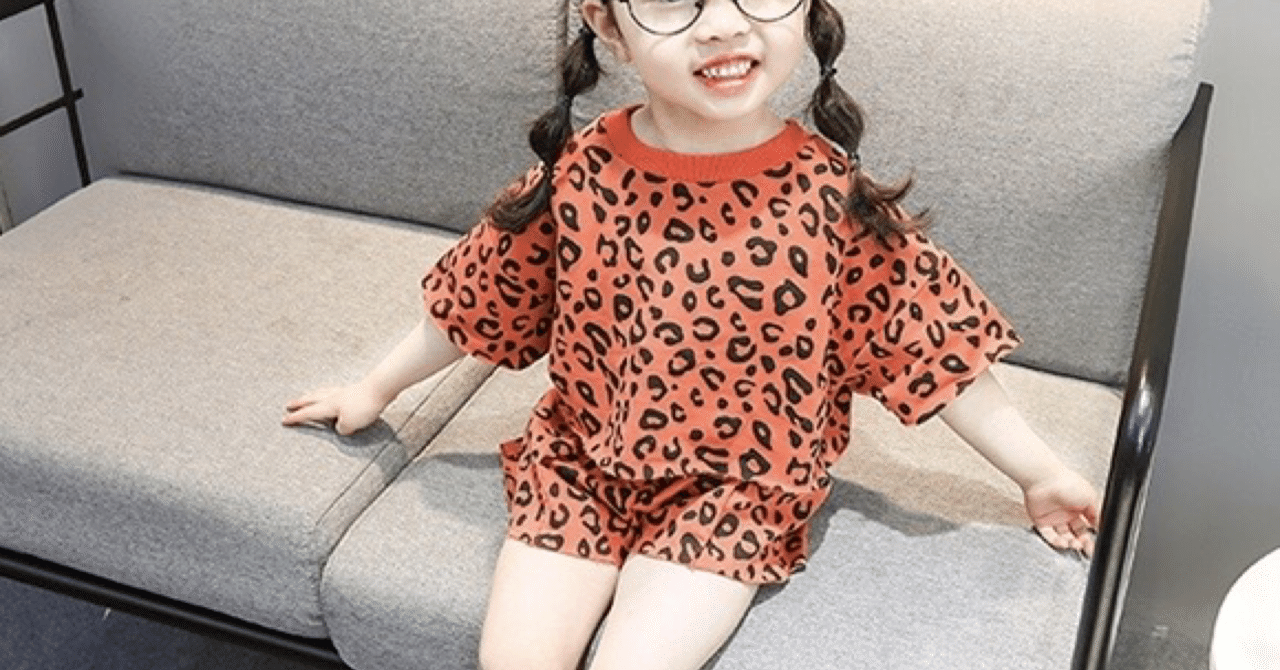 子供服 切りっぱなしデザイン ヒョウ柄がかわいいセットアップ 韓国子供服 プチプラ韓国 ファッション通販moccida モッチダ Note