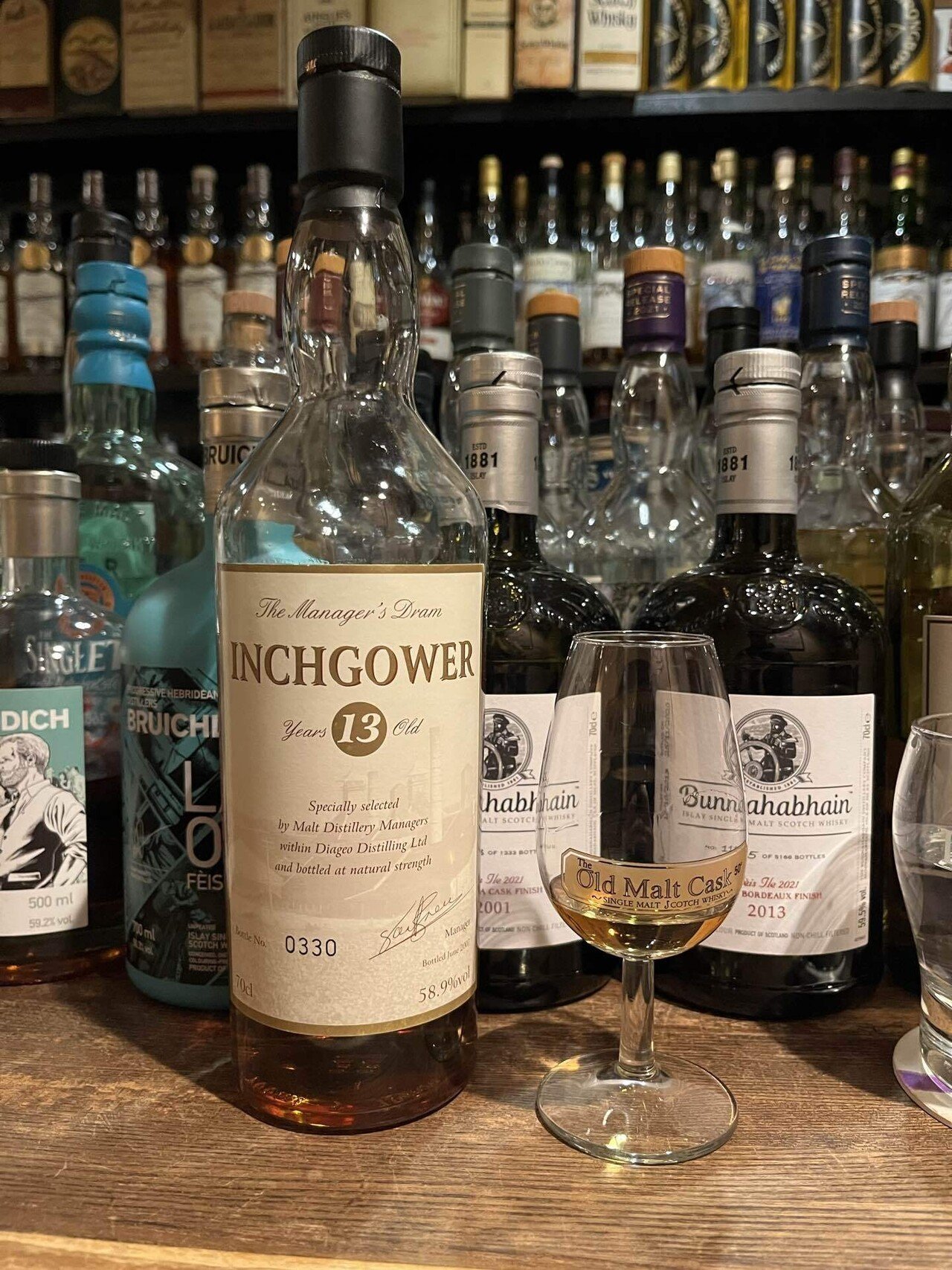INCHGOWER 13y 58.9% Manager's Dram Bottled 2007|今日も INCHGOWER 13y 58.9% Manager's Dram Bottled 2007|今日も