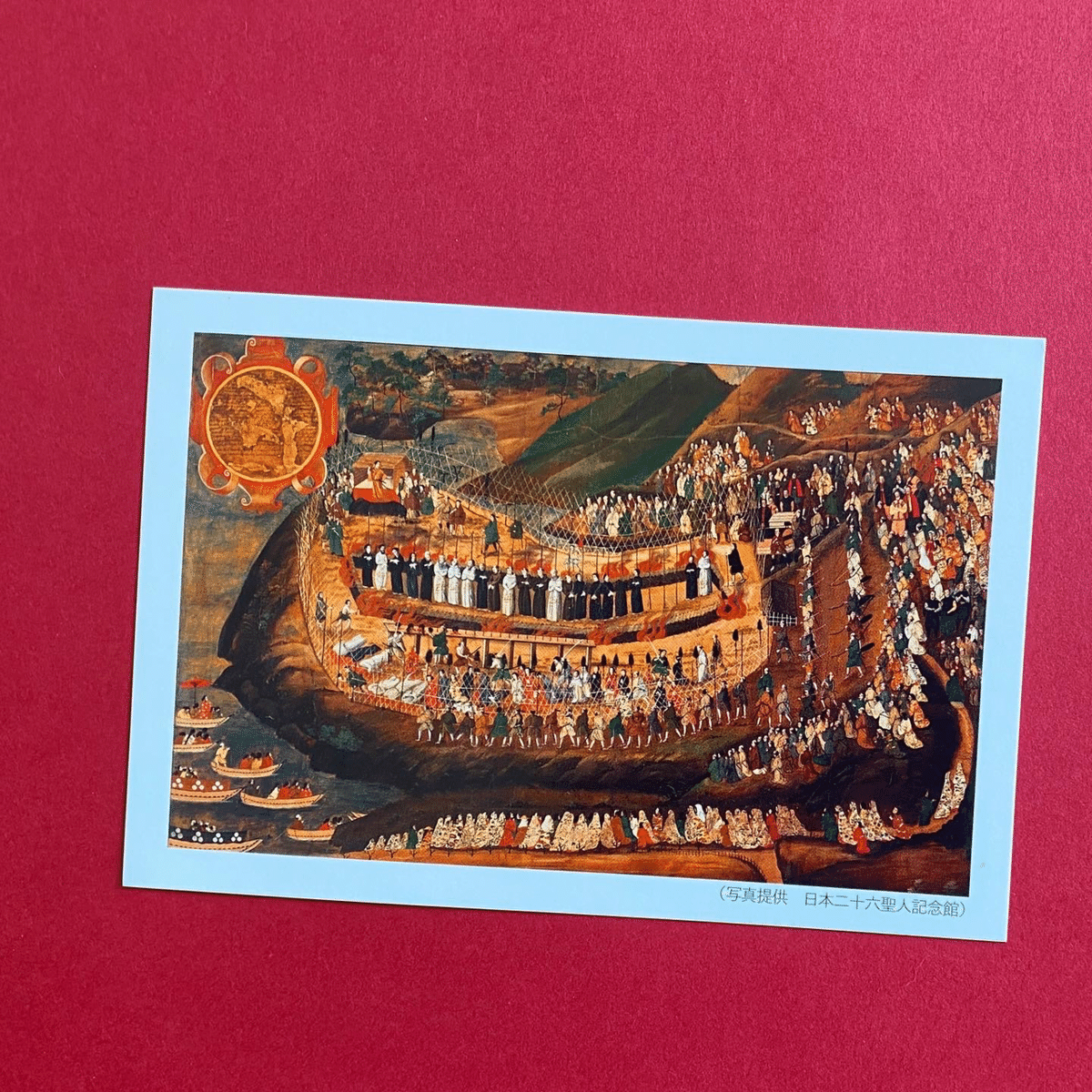 殉教の日本 1622年の日本でのイエズス会殉教の詳細（紙に水彩）