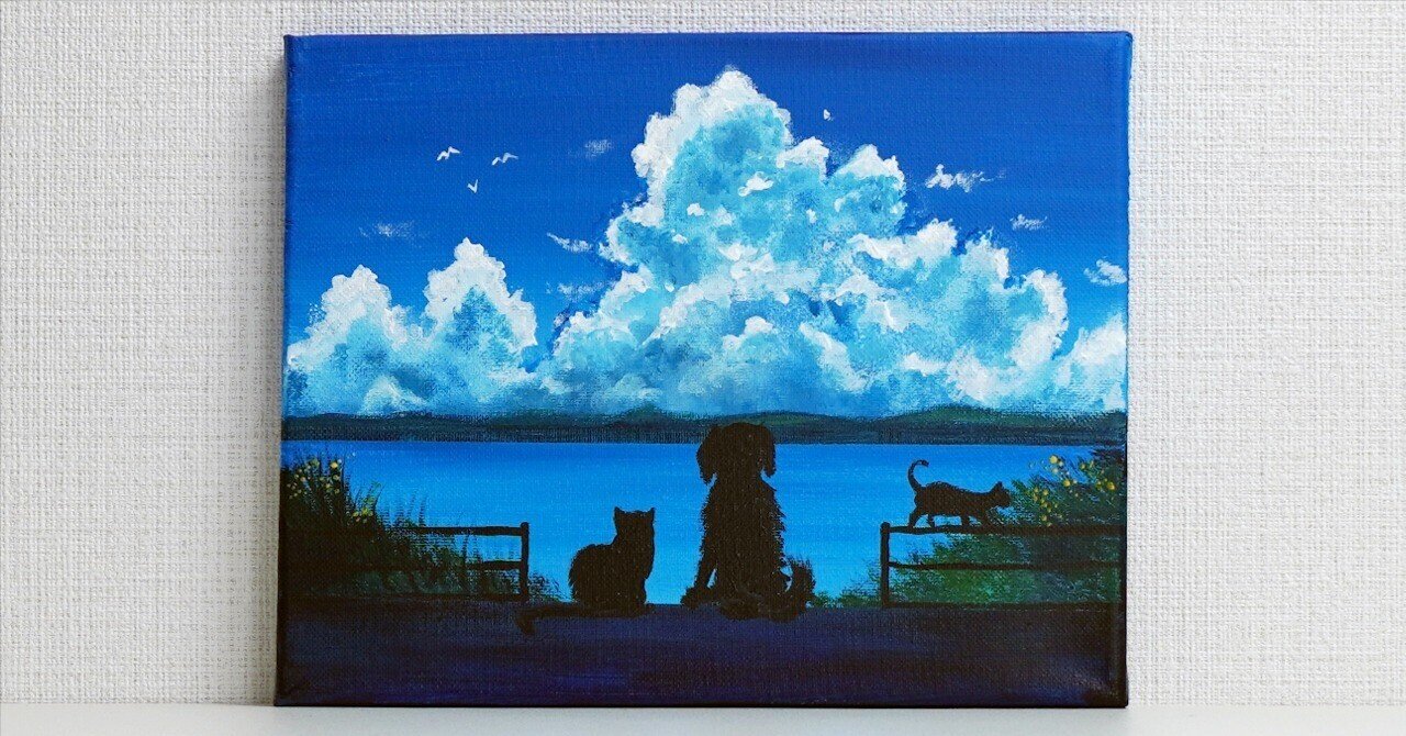 絵画 風景画 アクリル画 絵