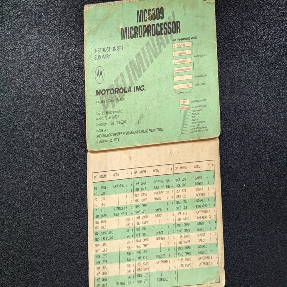 蓮様ご確認用 究極の8bitCPU - 6809｜kzn