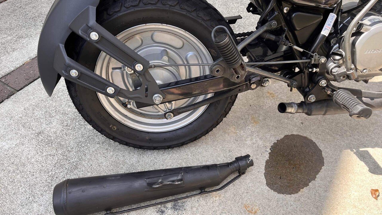 エイプ100 純正マフラー ホンダ APE100 純正マフラー HM KRL K1 GOSHI