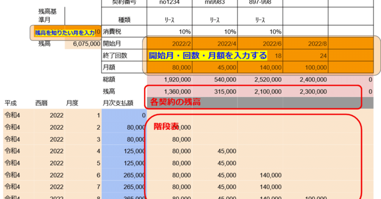 リース残高計算表【関数】【Googleスプレッドシート】【経理業務】期間の計算/シリアル値｜経理⇒関数⇒GAS
