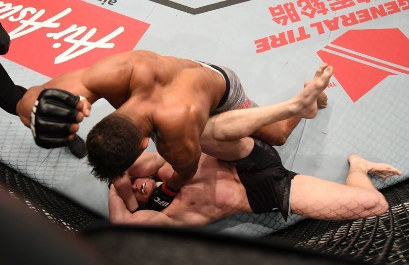 Ufc ガヌーが完全復活 ブレイズを45秒ko アリスター もtko勝利 近藤朱里は中国のシャオナンに判定負け ジェシカ アギラーに一本勝ちのジャン ウェイリーは18連勝に 11月24日 土 Ufcフ ゴング格闘技 Note
