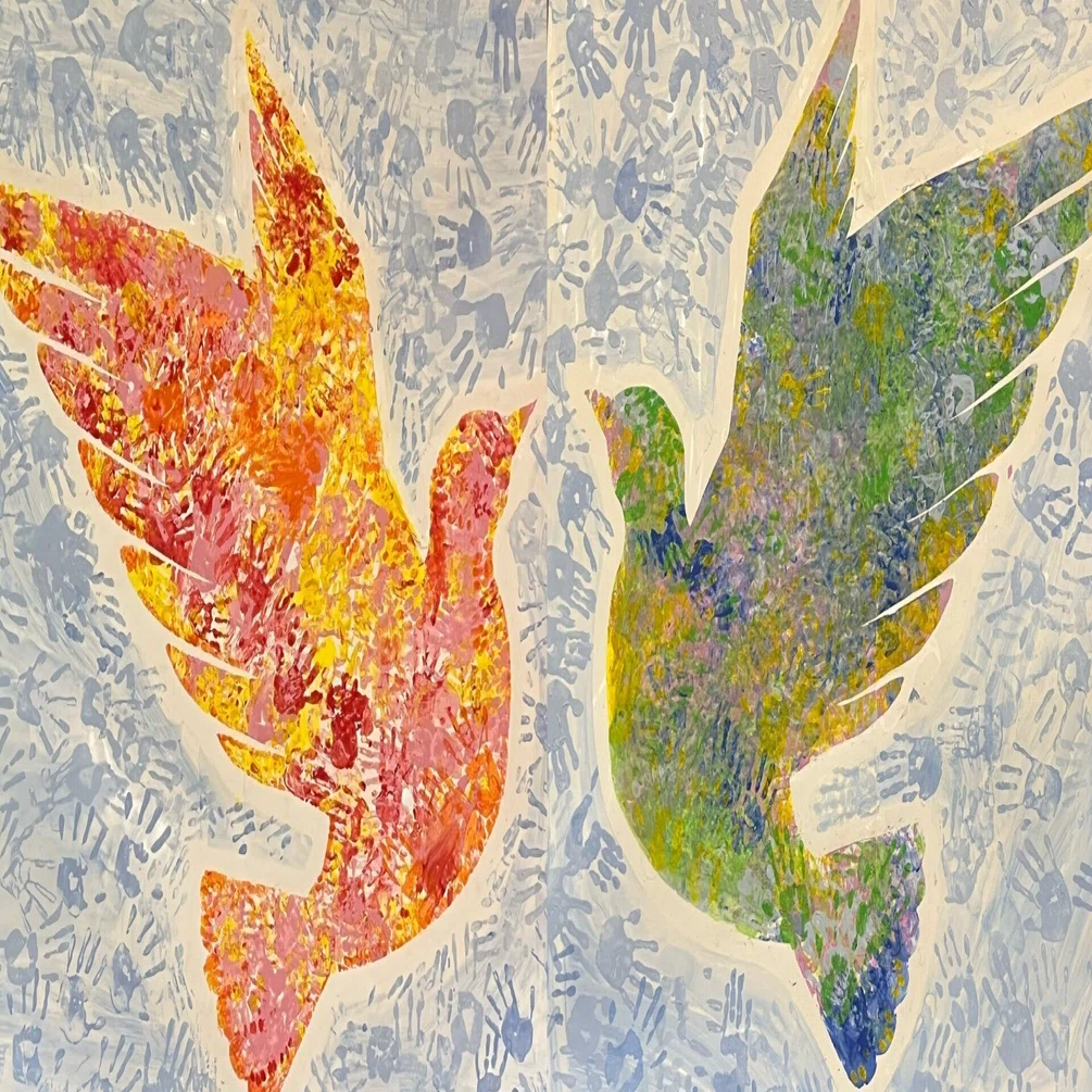 手形アート｜渋谷区立鳩森小学校PTA