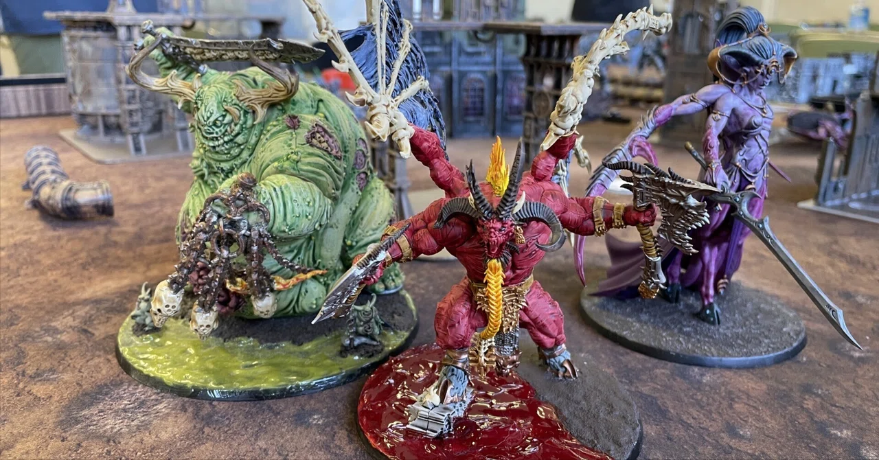 ウォーハンマー40k ケイオスディーモン：プレイレポート｜mooning-nasu