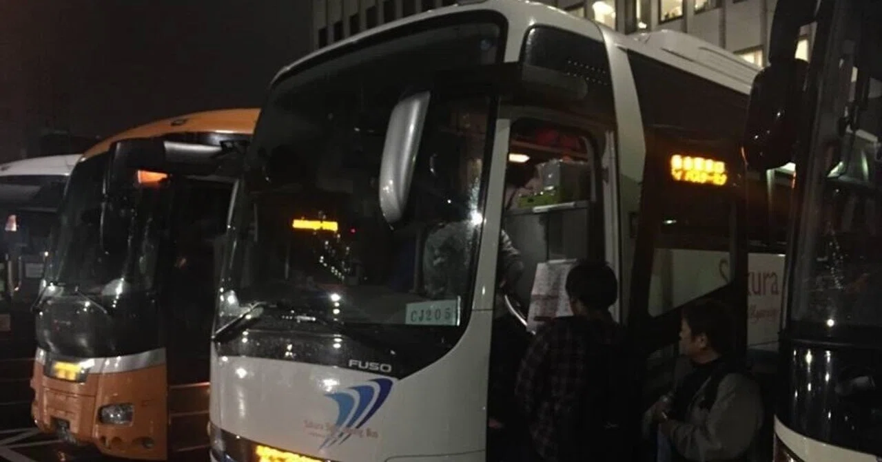 夜行 バス 置き去り