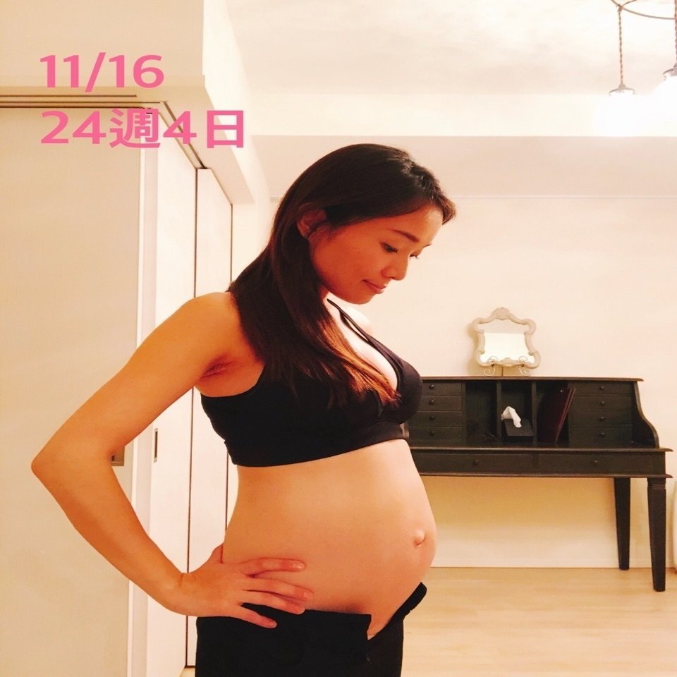 妊婦bodyケア ある事でいきなり凹んだお腹 ７カ月妊婦腹 朝井れいか Note