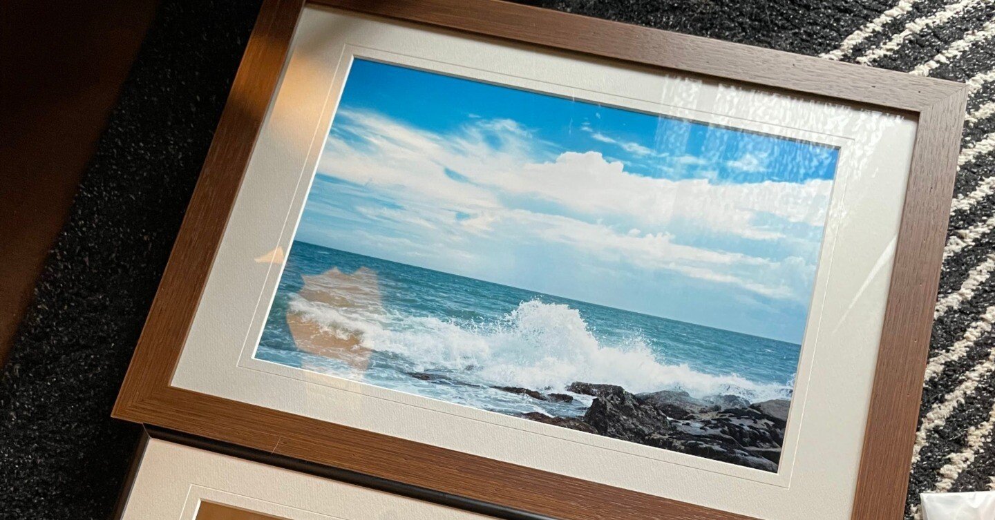 写真を額装してみた｜のわ〜る