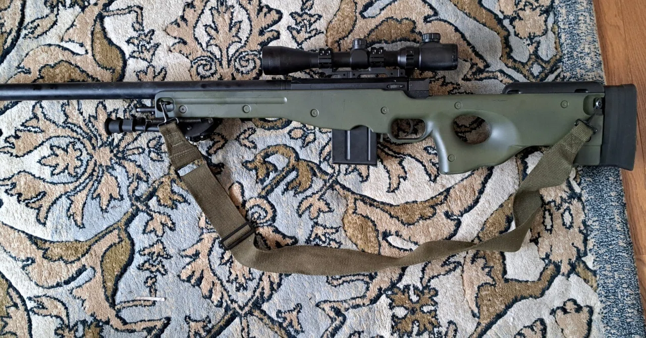 東京マルイ　L96AWS　オリーブドラブ　エアコッキング　ジャンク　赤井秀一 東京マルイ L96AWS エアガン れびぅ 名探偵コナン 一応赤井秀一の奴｜郭公