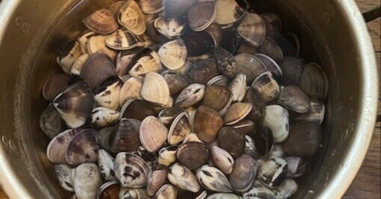 蛤 砂抜きからのお吸い物 久保田弘信 Note