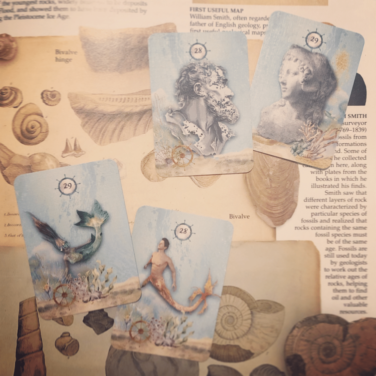 Tranquil Sea Lenormand 」レビュー｜扇浦レミイ@妖怪画家