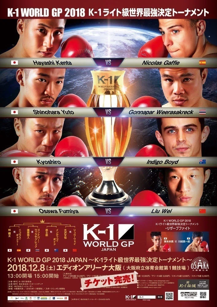 K-1】王者・武尊 vs 挑戦者・皇治のスーパー・フェザー級タイトル
