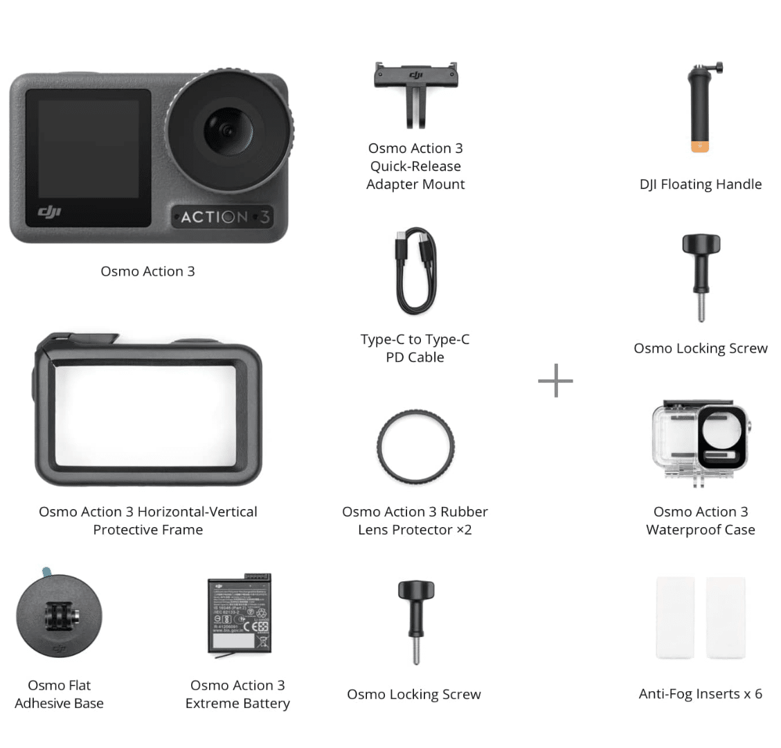 Osmo Action 3とOsmo Actionの違いと価格をレビュー比較