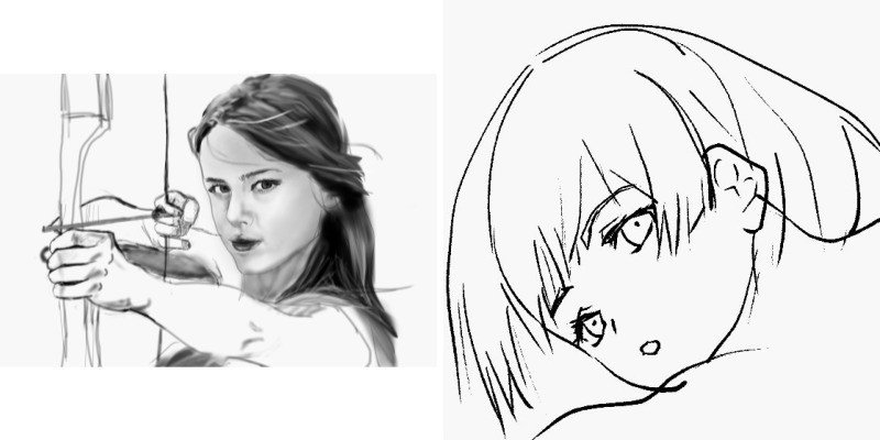 線画表現は記号表現なのでデッサン力とは別の能力として磨く必要がある 大和 司 Note